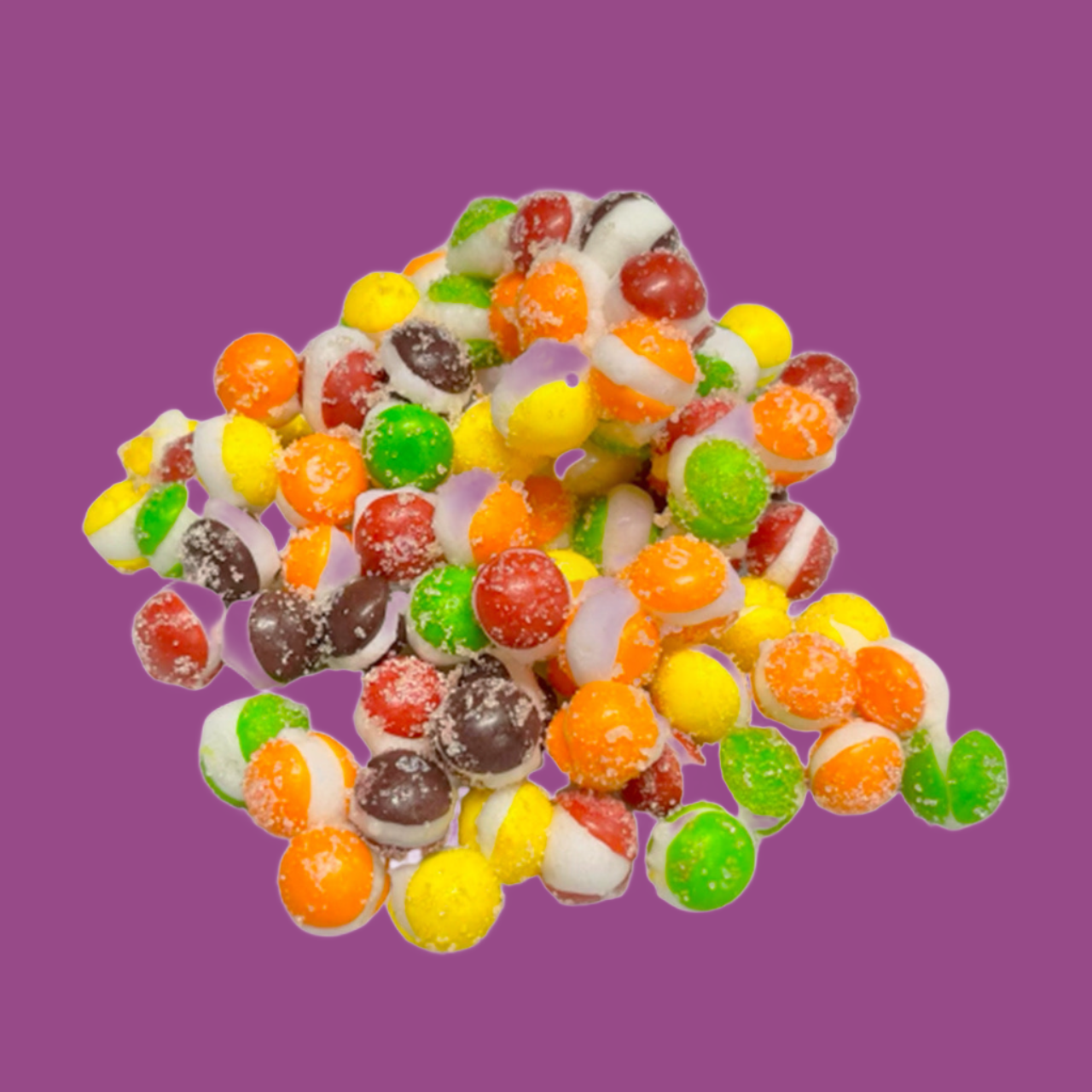 Sour Rainbow Puffs (Freeze Dried)